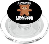 Funny Teddy Hug Me Bear Pressure Stress Reduction Cuddle PopSockets PopGrip for MagSafe