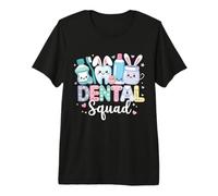 Funny Teeth Dental Squad Dentist Happy Easter Day Gifts Premium T-Shirt