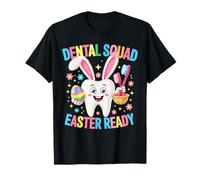 Funny Teeth Dental Squad Happy Easter Day T-Shirt