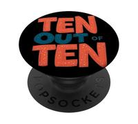 Funny Ten out of Ten Speech Costume PopSockets Adhesive PopGrip