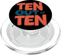 Funny Ten out of Ten Speech Costume PopSockets PopGrip for MagSafe