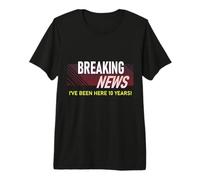 Funny Ten Year Work Anniversary 10th Employee Appreciation Premium T-Shirt