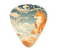 Funny Tengu guitar picks in three different thicknesses, suitable for electric guitar and band players
