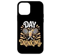 Funny Tennis Day Drinking Beer Lover Squad Case for iPhone 12 mini