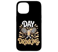 Funny Tennis Day Drinking Beer Lover Squad Case for iPhone 15