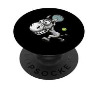 Funny Tennis Donkey Player Cartoon Meme Racquet PopSockets Adhesive PopGrip