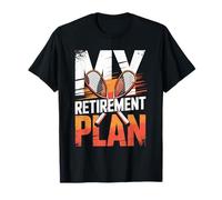 Funny Tennis My Retirement Plan Player Life T-Shirt