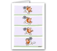 Funny Tennis Note Card Pack - Can't Hit The Ball