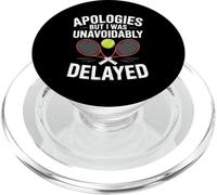 Funny Tennis Player Coach Coaching Excuse Joke Men Women PopSockets PopGrip for MagSafe