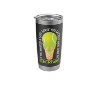 Funny Tennis Player Racket Don't Make Me Come to The Net Stainless Steel Insulated Tumbler