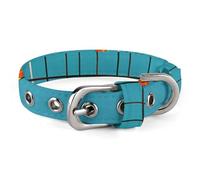 Funny Tennis Racquets and Tennis Balls Dog Collar Adjustable Soft and Comfortable Puppy Collars with Metal Buckle Pet Collar for Small Medium Pet
