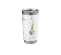 Funny Tequila Alcohol Lover Mexican Party Fun Vibes Stainless Steel Insulated Tumbler