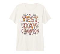 Funny Test Day Champion Mode On History Science Warrior Premium T-Shirt