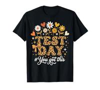 Funny Test Day Leopard Teacher Testing Day Student Teachers T-Shirt