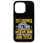 Funny Test Engineer Job Title Case for iPhone 13 Pro