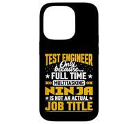 Funny Test Engineer Job Title Case for iPhone 14 Pro