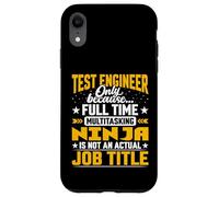 Funny Test Engineer Job Title Case for iPhone XR