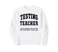 Funny TESTING TEACHER Test Day Bruh Math ELA Squad Sweatshirt