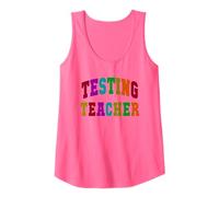 Funny Testing Teacher Test Day Everything is Fine Science Tank Top