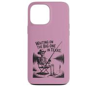 Funny Texas Fly Fishing Skeleton Waiting On Big One Fisher Case for iPhone 13 Pro Max