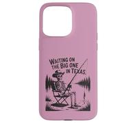 Funny Texas Fly Fishing Skeleton Waiting On Big One Fisher Case for iPhone 15 Pro Max