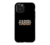 Funny Text Yalla Habibi Means Let's Go My Love Arabic Funny Case for iPhone 11 Pro