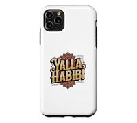 Funny Text Yalla Habibi Means Let's Go My Love Arabic Funny Case for iPhone 11 Pro Max