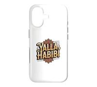 Funny Text Yalla Habibi Means Let's Go My Love Arabic Funny Case for iPhone 17