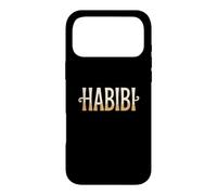Funny Text Yalla Habibi Means Let's Go My Love Arabic Funny Case for iPhone 17 Pro Max