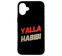 Funny Text Yalla Habibi Means Let's Go My Love Arabic habibi Case for iPhone 16 Plus