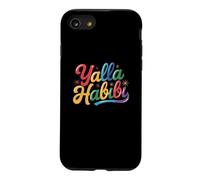 Funny Text Yalla Habibi Means Let's Go My Love Arabic habibi Case for iPhone SE (2020) / 7/8