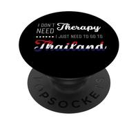 Funny Thailand Summer Vacation Travel Souvenir For Traveller PopSockets Adhesive PopGrip
