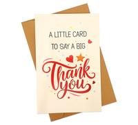 Funny Thank You Cards, Cheering Appreciation Card with Envelope Creative Paper Celebration for Teachers Bosses Friends Coaches or Colleagues Gift