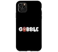 Funny Thanksgiving Cute Cartoon Turkey Head Gobble Case for iPhone 11 Pro Max