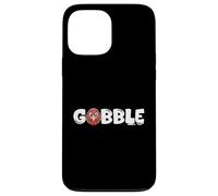 Funny Thanksgiving Cute Cartoon Turkey Head Gobble Case for iPhone 13 Pro Max