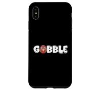Funny Thanksgiving Cute Cartoon Turkey Head Gobble Case for iPhone XS Max