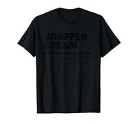 Funny Thanksgiving Food Whipped Cream Nutritional Facts Value Graphic T-Shirt
