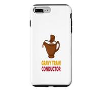 Funny Thanksgiving Gravy Train Conductor Humor Case for iPhone 7 Plus/8 Plus