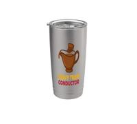 Funny Thanksgiving Gravy Train Conductor Humor Stainless Steel Insulated Tumbler