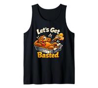 Funny Thanksgiving Turkey Basting Humor Holiday Dinner Chef Tank Top