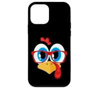 Funny Thanksgiving Turkey Boy Face Sunglasses Blue Eyes Case for iPhone 12 mini