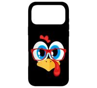Funny Thanksgiving Turkey Boy Face Sunglasses Blue Eyes Case for iPhone 17 Pro Max