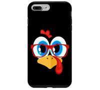 Funny Thanksgiving Turkey Boy Face Sunglasses Blue Eyes Case for iPhone 7 Plus/8 Plus