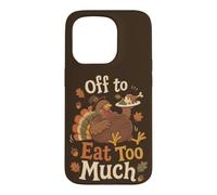 Funny Thanksgiving Turkey Dinner Fall Feast Case for iPhone 15 Pro
