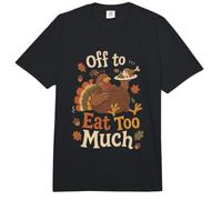 Funny Thanksgiving Turkey Dinner Fall Feast Comfort Colors Adult Heavyweight T-Shirt