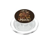 Funny Thanksgiving Turkey Dinner Fall Feast PopSockets PopGrip for MagSafe