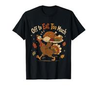 Funny Thanksgiving Turkey Feast Family Dinner Value Graphic T-Shirt