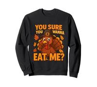 Funny Thanksgiving Turkey for Vegetarian and Vegan Sweatshirt