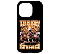 Funny Thanksgiving Turkey Revenge Vintage Bootleg Rap Case for iPhone 15 Pro