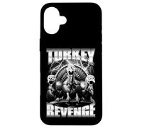 Funny Thanksgiving Turkey Revenge Vintage Bootleg Rap Case for iPhone 16 Plus